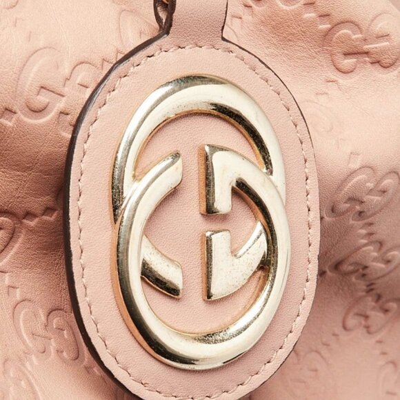 Gucci Blush Pink Guccissima Leather Medium Sukey Tote Bag - Picture 7 of 11